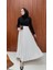 Butik Beli Lastikli Piliseli Kadın Etek 1