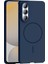 Samsung Galaxy S25 Edge ile Uyumlu Kilif ile M-Safe Sarj Özellikli Tam Koruma Sik Tasarimli Ruby Sert Kapak 1