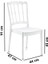 SY-2526 Estate Plastik Modern Bahçe Düğün Sandalye 4'lü Set 2