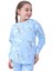 Kız Çocuk Gökkuşağı Desenli Uzun Kollu Pijama Takımı 3