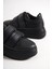 Valencıa Bağcıksız Cırt Cırtlı Ortopedik Taban Kadın Sneaker Spor Ayakkabı St - Siyah 5