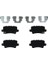 Honda Civic Hatchback Arka Balata (2006-2012) 43022-SMG-E00 1