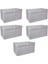 Çok Amaçlı Düzenleyici Kutu Organizer Cırt Cırtlı Hurç Mega Plus Boy 40 cm x 30 cm x 70 cm (5 Adet) 1