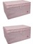 Düzenleyici Kutu Organizer Cırtlı Hurç Maxi Boy 30 cm x 40 cm x 50 cm (3 Adet) 2