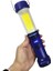 Şarjlı 30 Beyaz + 20 Mavi-Kırmızı Smd LED / 55 Cob Ledli 5 Modlu Çalışma Lambası HK-802 (4887) 3
