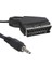 Uydu Alıcısı Av Kablo 3.5 mm St Erkek/scart Kablo 1.2 Metre Kısa Jack (Tivibular Için) (4887) 1