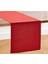 Polyester Keten Dertsiz Runner 40 x 160 Kırmızı 1