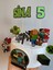 Pixel Oyun MineCraft Bloklar 3D Cake Topper Doğum Günü Pasta Süsü (15 Parça) 3