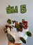 Pixel Oyun MineCraft Bloklar 3D Cake Topper Doğum Günü Pasta Süsü (15 Parça) 5