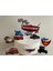 Arabalar Cars 3D Cake Topper Doğum Günü Pasta Süsü 3