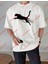 Jaguar Baskılı Tshirt Beyaz 5