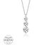 Swarovski Taşlı Gümüş Üçtaş Tektaş Bayan Kolye 2