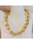 Kadın Gold Kaplama Lüx Model Kalın Zincir Kolye, Altın Kaplama Toplu Zincir Tiffany Blanca Kolye 1