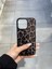 Apple iPhone 16 Pro Max Uyumlu Leopar Desenli Tüylü Silikon Kılıf 3