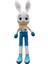 Tavşan Ponçik Yanak Maviş Amigurumi Organik Oyuncak 1