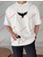 Kartal Baskılı Tshirt Beyaz 5