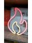 Duvara Asmalı Neon Alev 30×23CM 3