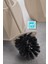 5 Parça Vanity Klik Kapaklı Banyo Seti - Dekoratif Çöp Kovası Diş Fırçalık Sabunluk Fırça Seti 3