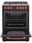 Retro Sf 84011 Dg Bordo 4 Gözü Gazlı A Enerji Sınıfı Solo Fırın 2