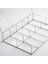 30X20X6CM 10 Bölmeli Gümüş Cam Kapaklı Organizer Kutu Takı Aksesuar Kolye Yüzük Makyaj Düzenleyici 3