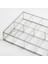 30X20X6CM 10 Bölmeli Gümüş Cam Kapaklı Organizer Kutu Takı Aksesuar Kolye Yüzük Makyaj Düzenleyici 4