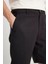 Regular Fit Normal Kesim Lastik Bel Detaylı Siyah Şort 5
