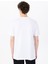 Bisiklet Yaka Baskılı Beyaz Erkek T-Shirt M5SM-TST1274 5