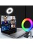 8 Inçlik Rgb Sie Halka Işığı, Renk Değiştirebilir, Parlaklık Ayarıyla Laptop ve Pc Monitörü Için (Yurt Dışından) 4