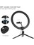 30 cm LED Halka Işığı 5600 - 8200K Parlaklık Ayarlı 3 Renkli Tripod Uzak Şarj Fotoservis Aleti (Yurt Dışından) 4