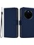 Honor Magic7 Pro 5g Düz Renk Cüzdan Deri Telefon Kılıfı Kayış (Yurt Dışından) 1