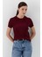 Piliseli Bluz Bordo 2