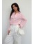 Pembe Çizgili Kadın Gömlek MG2410 1