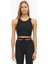 Fianas Slim Fit Crop Boy Kolsuz Bisiklet Yaka Siyah Renk Kadın Bluz 1
