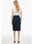 Carins Regular Fit Diz Altı Lacivert Renk Etek 3