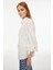 Felecias Regular Fit Reglan Kol Gömlek Yaka Ekru Renk Kadın Gömlek 3