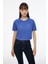 Kelins Regular Fit Crop Boy Bisiklet Yaka Pembe Renk Kadın Tişört 1