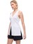 Beyaz Albas Regular Fit V-Yaka Bluz 4