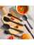15675 Kitchenmate Juan Black 6 Parça Silikon Spatula Seti Siyah 1
