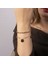 Rose Gold Ikili Zincir ve Yonca Model Çelik Bileklik NUR-CB00018 1