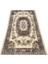 El Dokuma Vintage Retro Salon Halısı 170 x 285 cm Kahve Krem Yün Halı 1