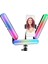 V8 Katlanabilir 3 Panelli LED Rgb Video Işığı Iki Renkli 3000K - 6500K Parlaklık Ayarlı (Yurt Dışından) 4