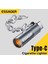 Alevsiz Sigara Çakmağı Otomatik Kapanma Type-C Girişli Minik Şık Metal StiL Ce+Rohs Sertifalı Güvenli 1