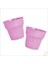 Plastik Tabak, 22CM x 24 Adet - Pembe 1