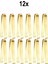 12 Adet Çelik 16,2 cm Gold Buz ve Şeker Maşası MT128SR-12 1