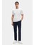 Slim Fit Ekru Rayon Örme T-Shirt 4