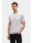Slim Fit Galaktik Leylak Rayon Örme T-Shirt 4