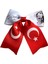23 Nisan Türk Bayrağı Atatürk Fiyonk Kız Çocuk Kaliteli Grogren Kurdele Toka 1