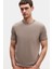 Slim Fit Vizon Rayon Örme T-Shirt 1