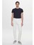Ds Damat Slim Fit Ekru Gabardin Denim Pantolon 2
