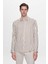 Slim Fit Kırık Beyaz Düz Gömlek 2